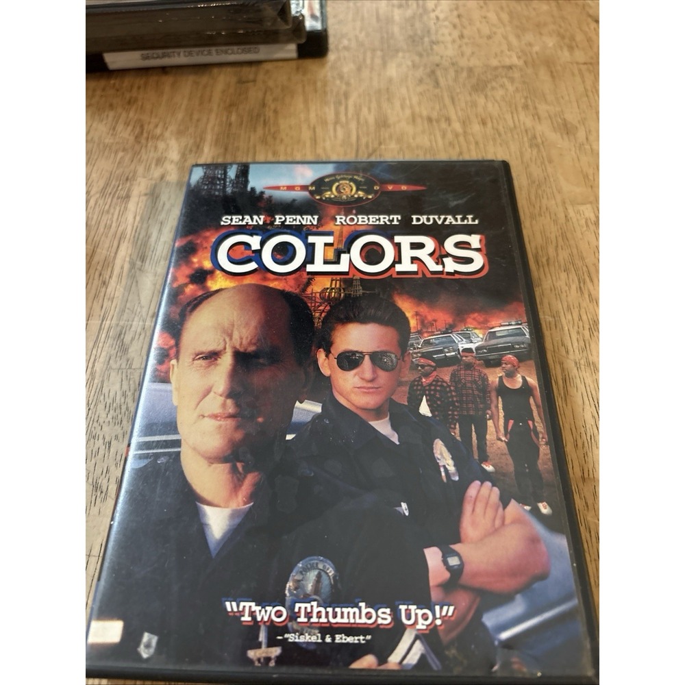 Colors DVD Sean Penn Robert Duvall MGM 2001 Widescreen Action Movie R Rated